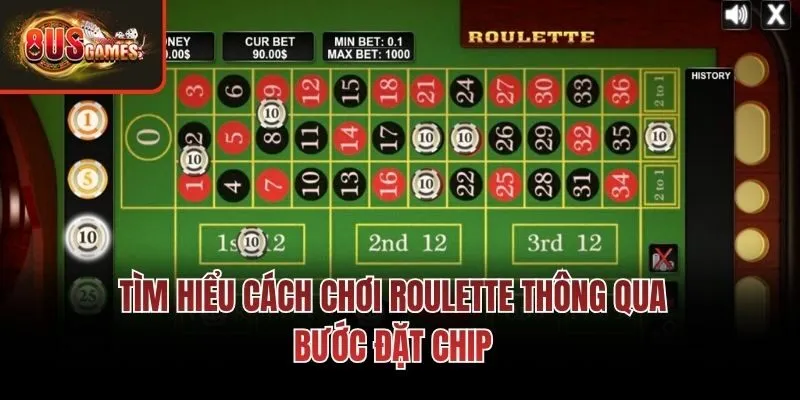Tìm hiểu cách chơi Roulette thông qua bước đặt chip